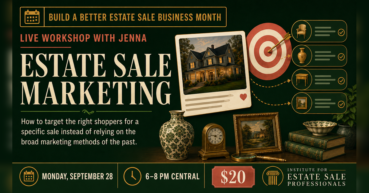 Estate Sale Marketing