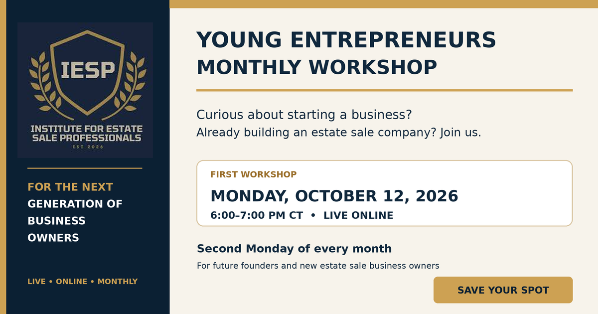 Young Entrepreneurs Monthly Workshop